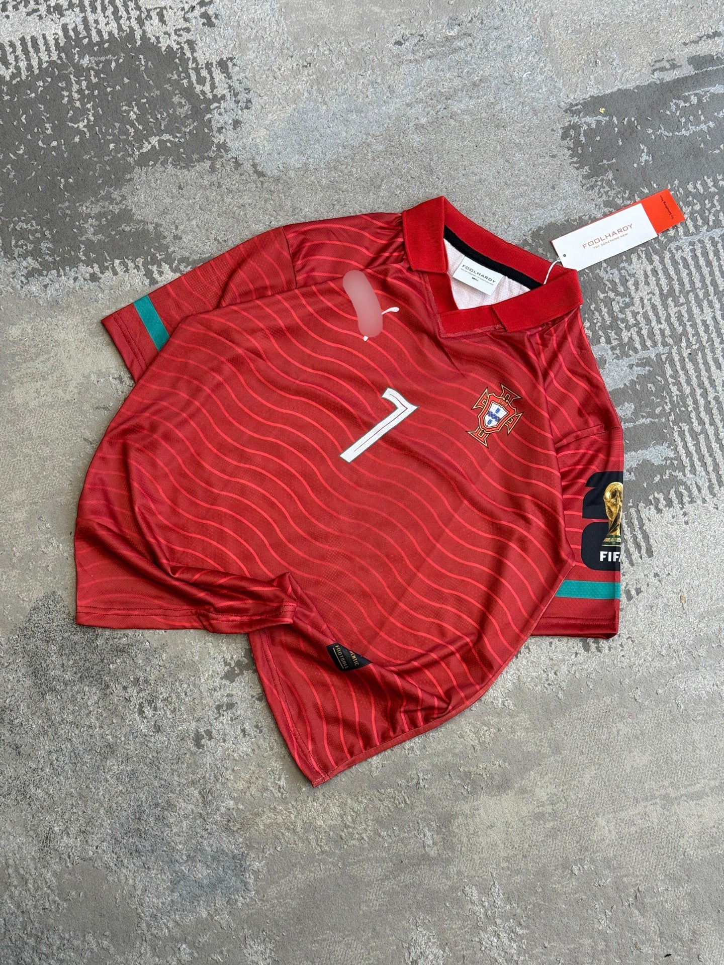 Portugal 2026 WorldCup Ronaldo Premium Quality Imported Five Sleeve Collar Sublimation P1996 | Jersey Kada