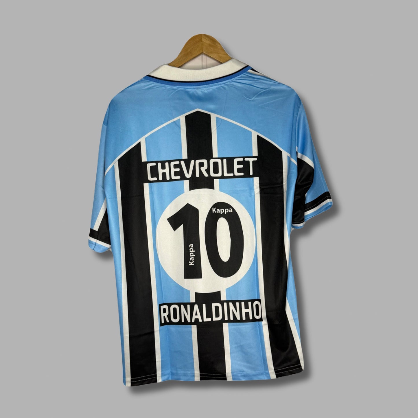 Gremio 2000-01 Home Kit Ronaldinho Five Sleeve  - P722 - Jersey Kada