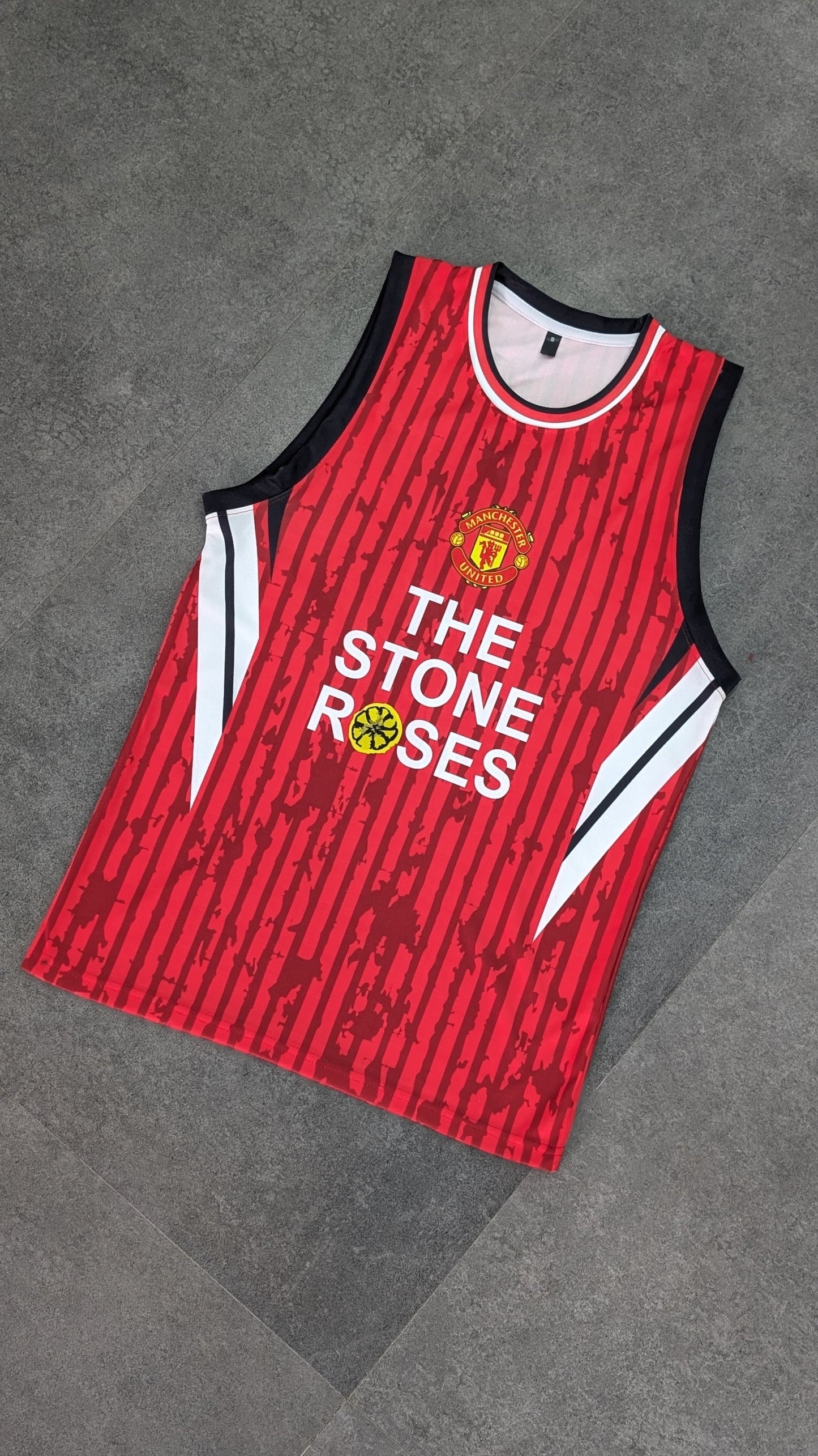 Man United Beckham Sleevless Bibs Sublimation P1805| Jersey Kada