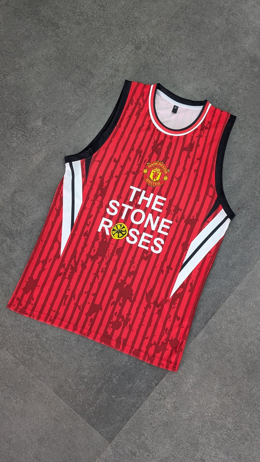 Man United Beckham Sleevless Bibs Sublimation P1805| Jersey Kada