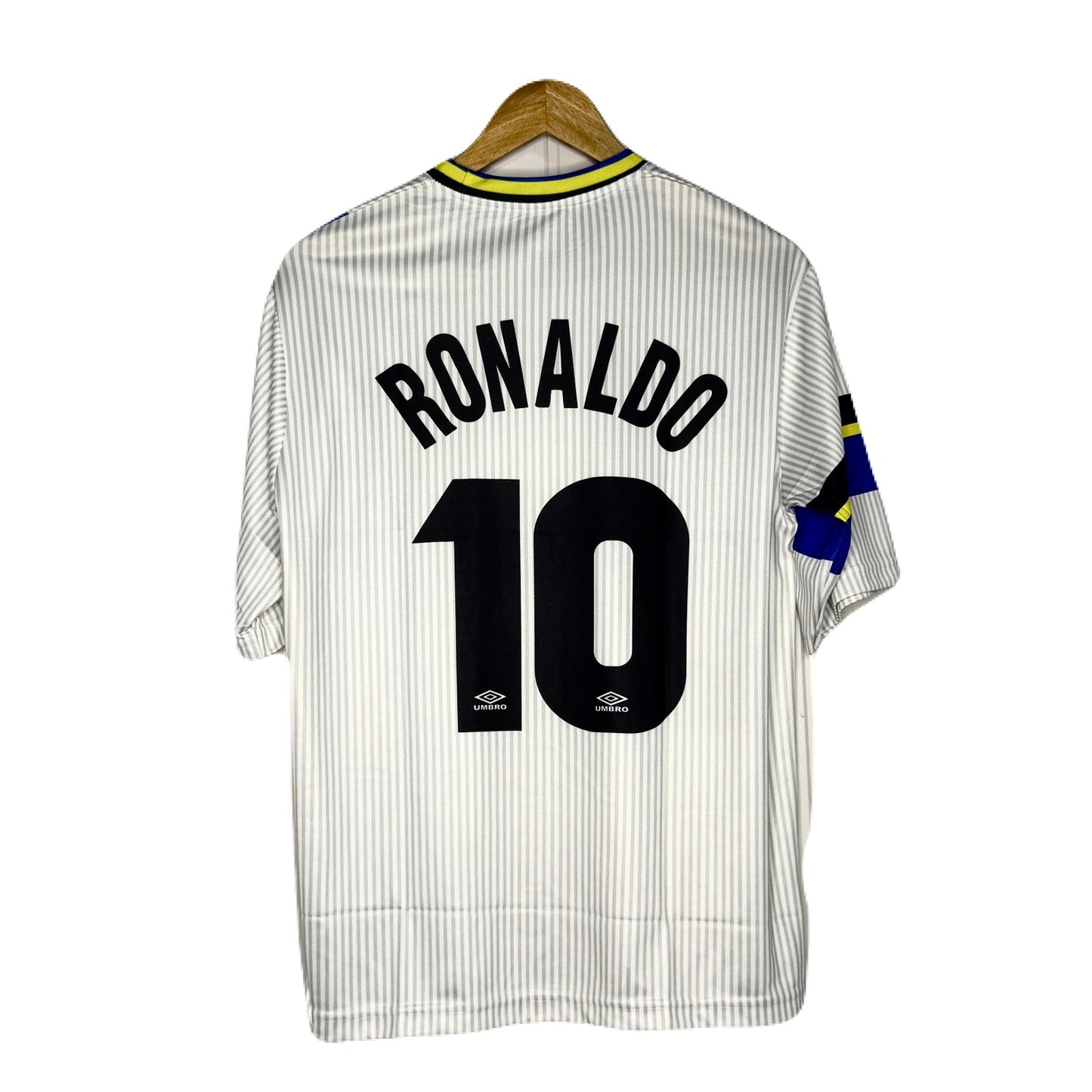 Inter Milan 1997-98 Home Kit Ronaldo Five Sleeve - P716 - Ms Retro Store
