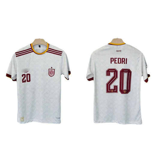Pedri Spain 2026 World Cup Home Half Sleeve Jersey -