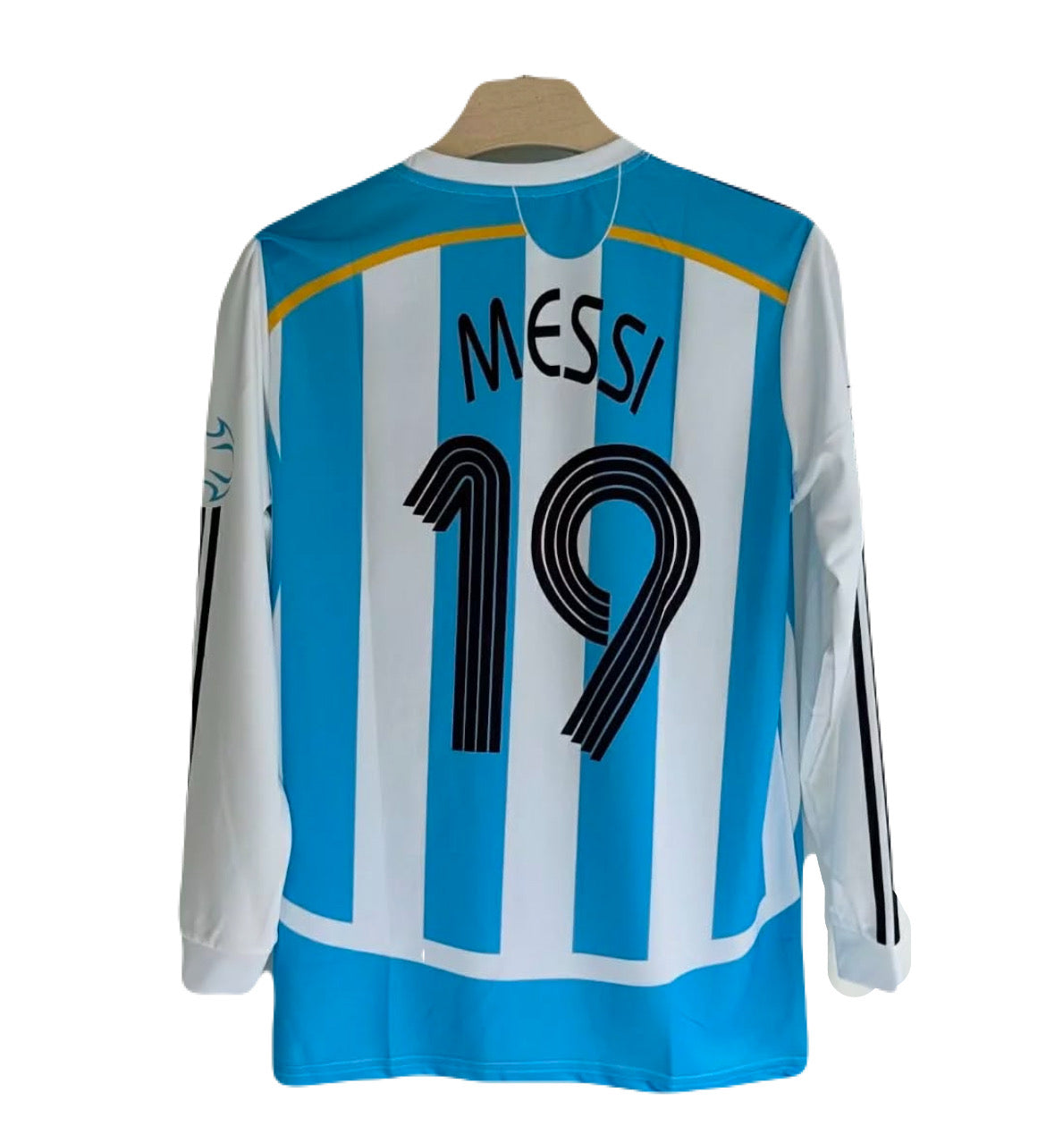 Best retro jersey Argentina 2006 home full sleeve sublimation messi P157  - ms retro store
