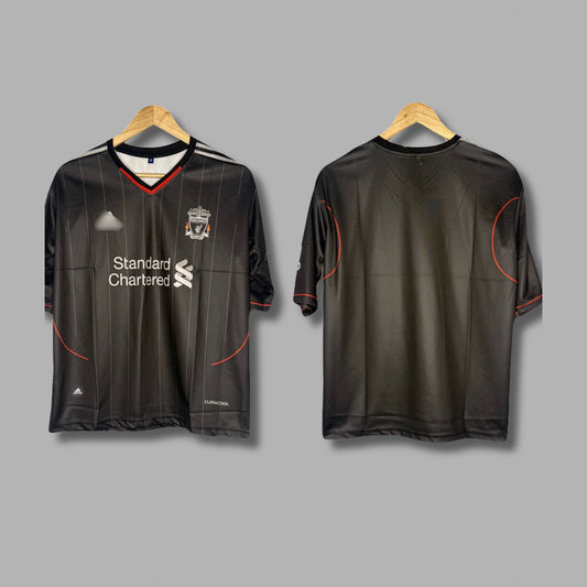 Liverpool 2011-12 Away Kit Plain Back Five Sleeve - P839 - Jersey Kada