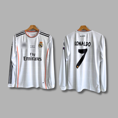 Realmadrid 2013/14 home jersey full sleeve ronaldo P140 - Jersey Kada