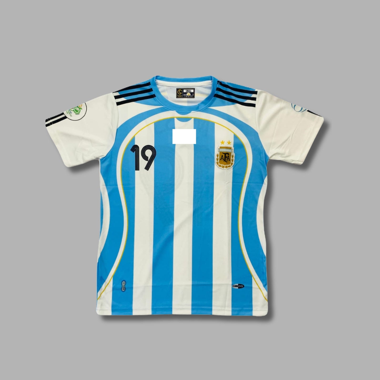 Argentina 2006 Home jersey Messi Half Sleeve Embroidery -P786 | Jersey Kada