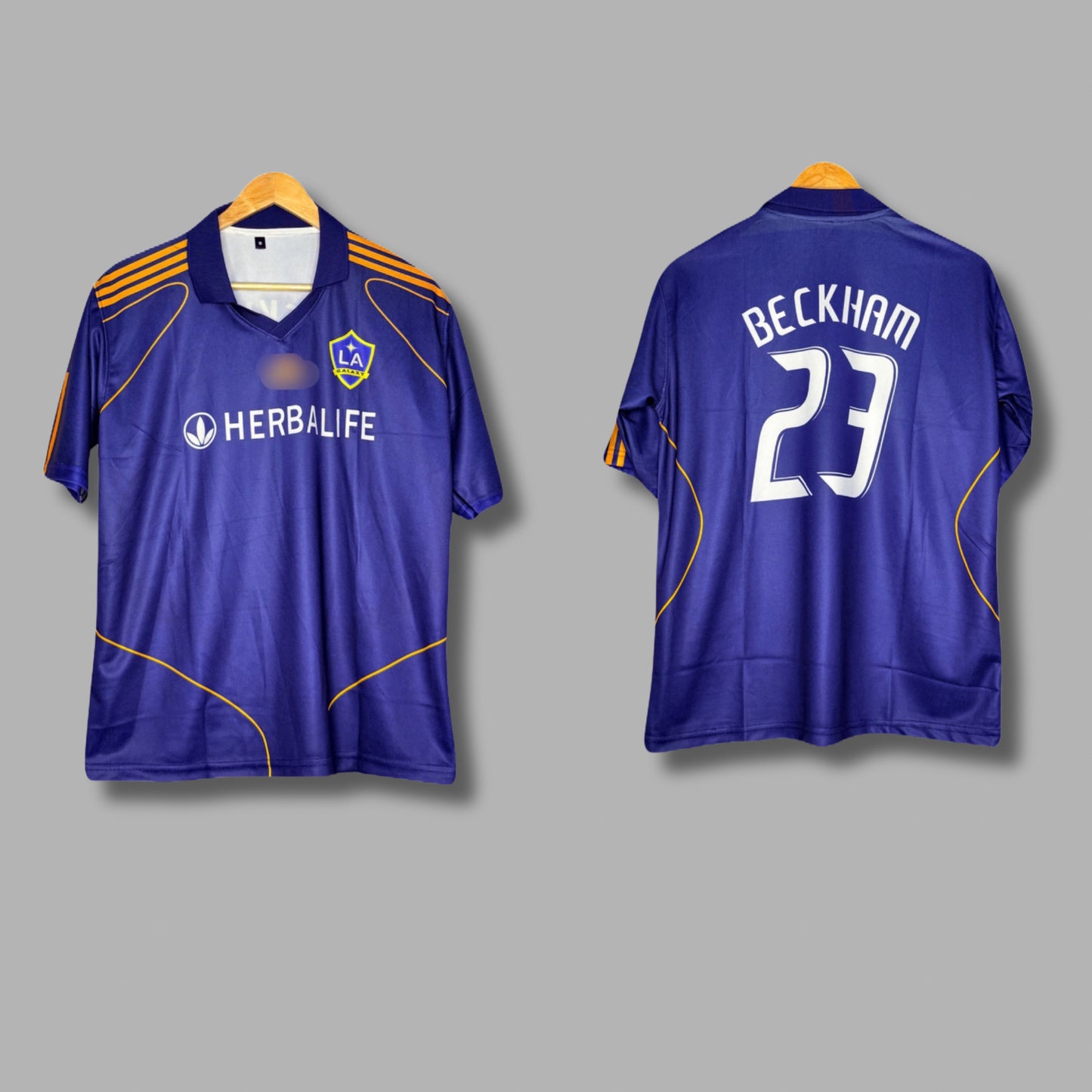 La Galaxy Beckham Vintage Kit Five Sleeve collar Sublimation P951 - Jersey Kada