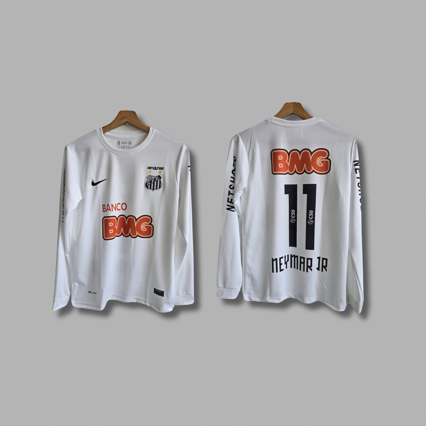 Santos 2012 home kit Neymar full sleeve Embroidery P35 - Jersey Kada