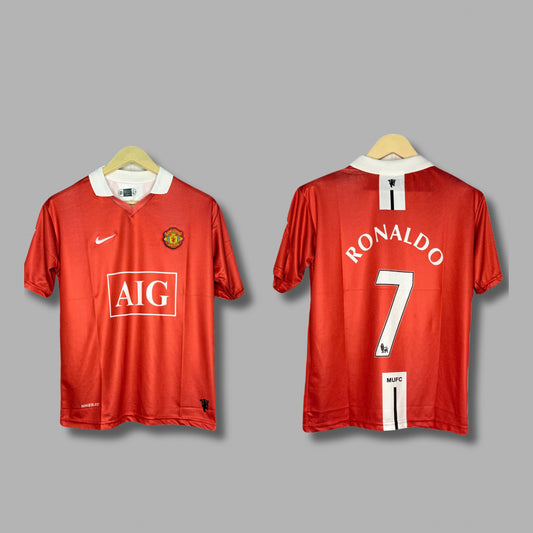Manchester United 2006-07 Home Kit Ronaldo Five Sleeve - P1204 Jersey Kada