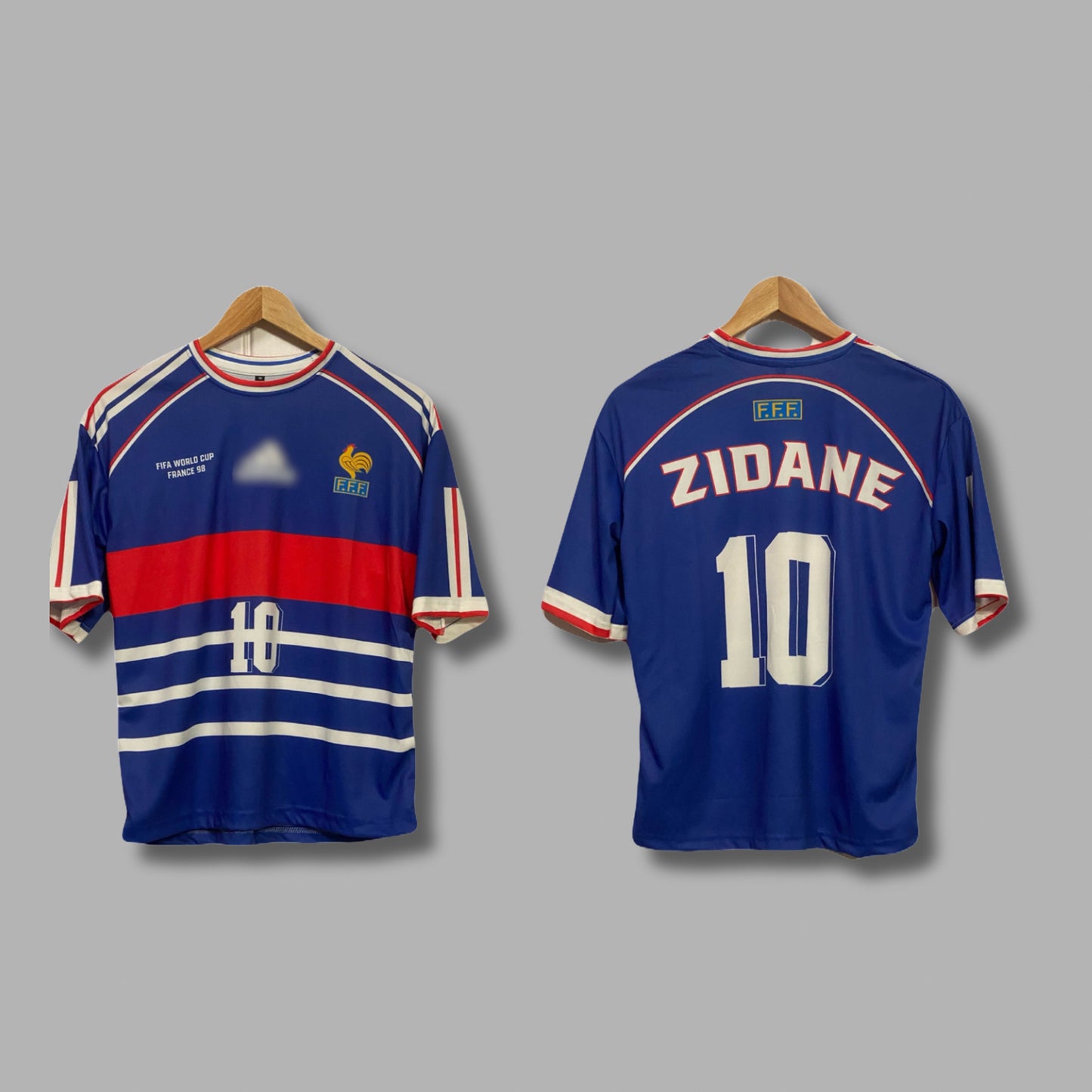 Zidane 1998 world cup five sleeve france home - P779 Jersey Kada