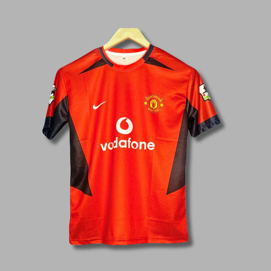 Man United 2002-2004 retro home jersey Beckham Half sleeve Sublimation | Jersey Kada