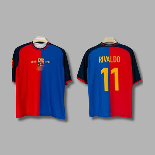 RIVALDO BARCELONA VINTAGE FIVE SLEEVE - Jersey Kada
