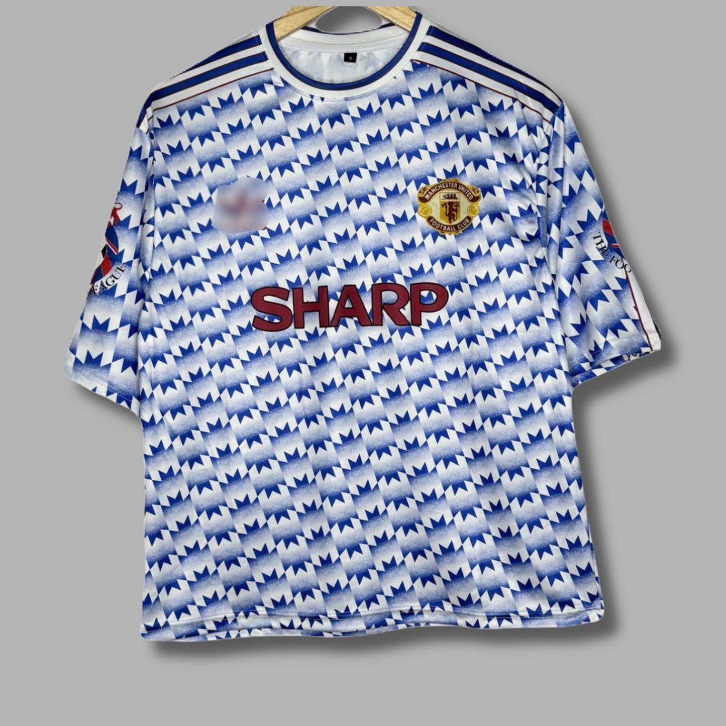 Manchester United 1990-92 Away Kit Giggs Five Sleeve - P1055 Jersey Kada