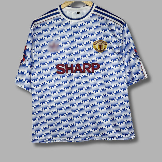 Manchester United 1990-92 Away Kit Giggs Five Sleeve - P1055 Jersey Kada