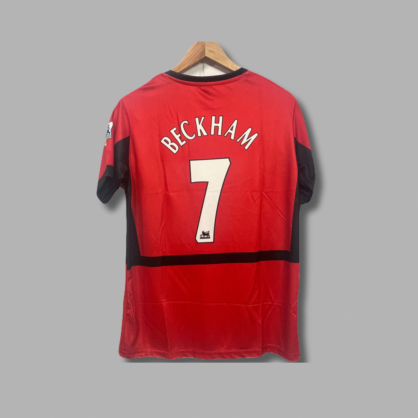 Manchester United 2002-03 Home kit Beckham half sleeve Embroidery - P424 - Jersey Kada