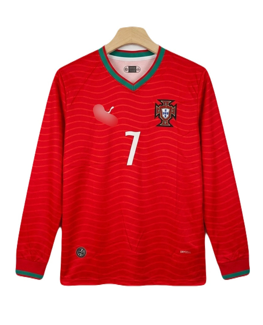 Portugal 2026 worldcup home jersey full sleeve ronaldo Embroidery - ms retro store