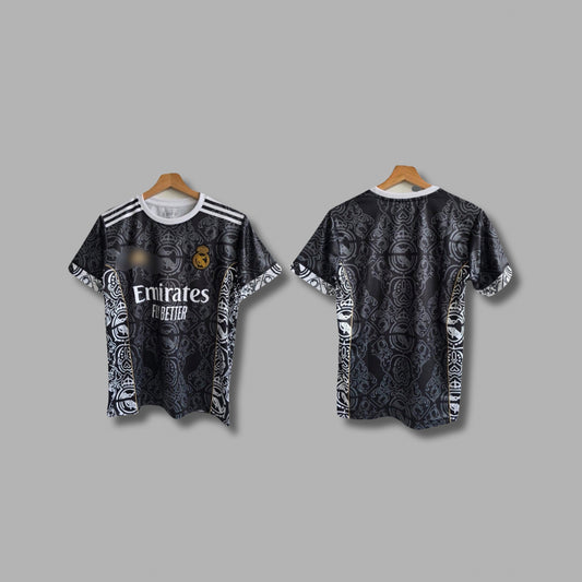 Real madrid special kit black and white P92 - Jersey Kada
