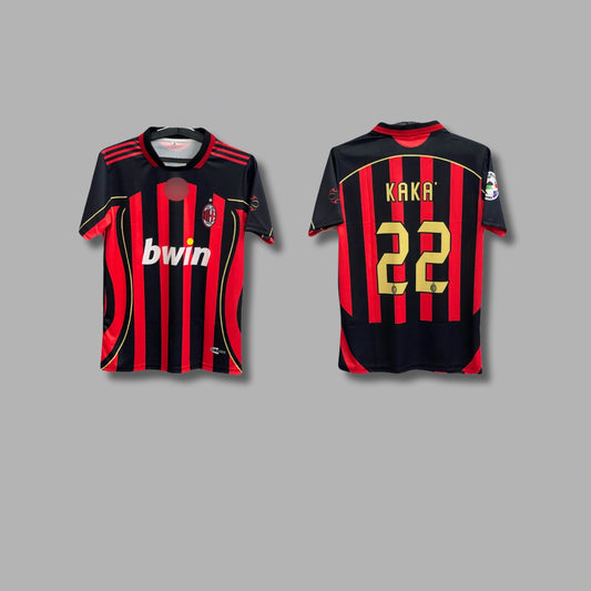 Ac milan 2006/07 home Kit kaka half Sleeve - P112  - Jersey Kada