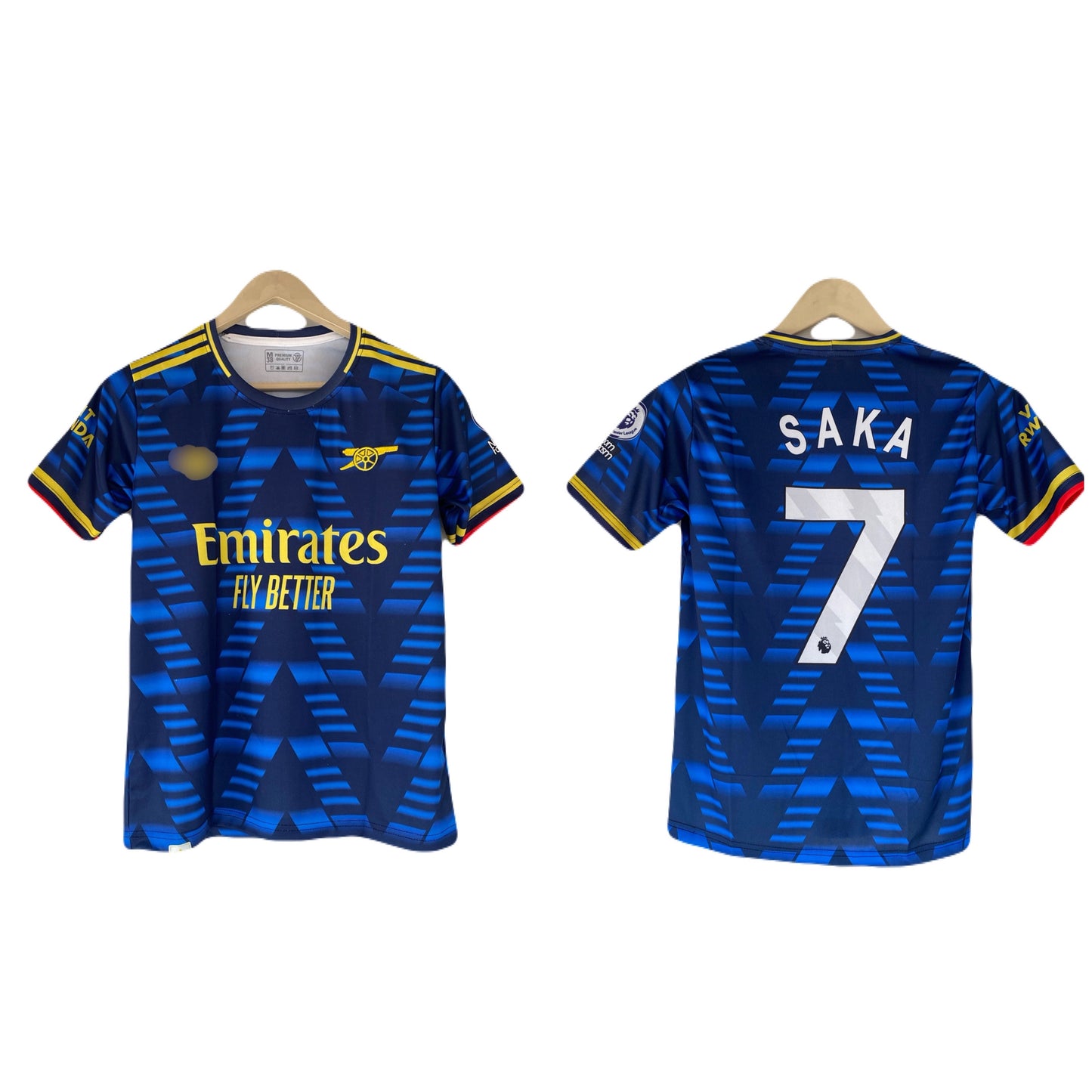 Saka Arsenal Half Sleeve Embroidery -P1922