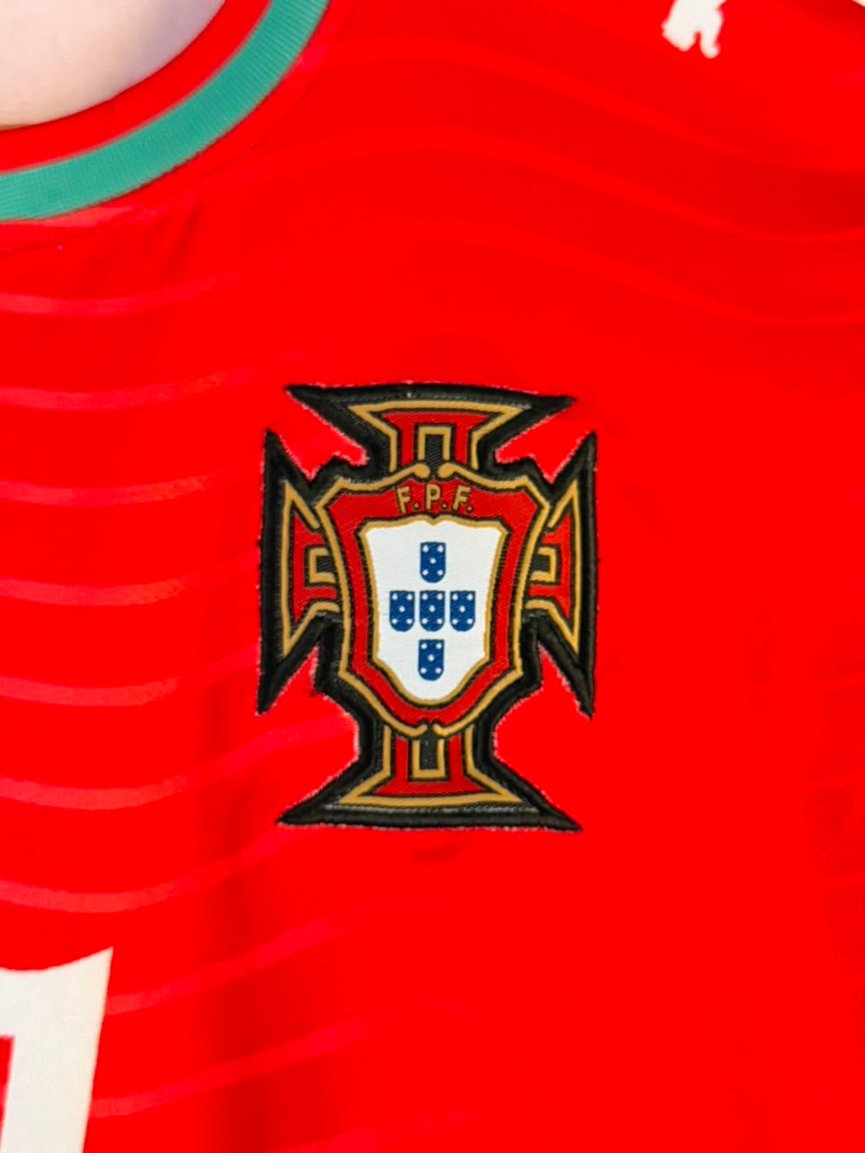 Ronaldo Portugal 2026 World Cup Home Half Sleeve Embroidery - P2377 | Jersey Kada