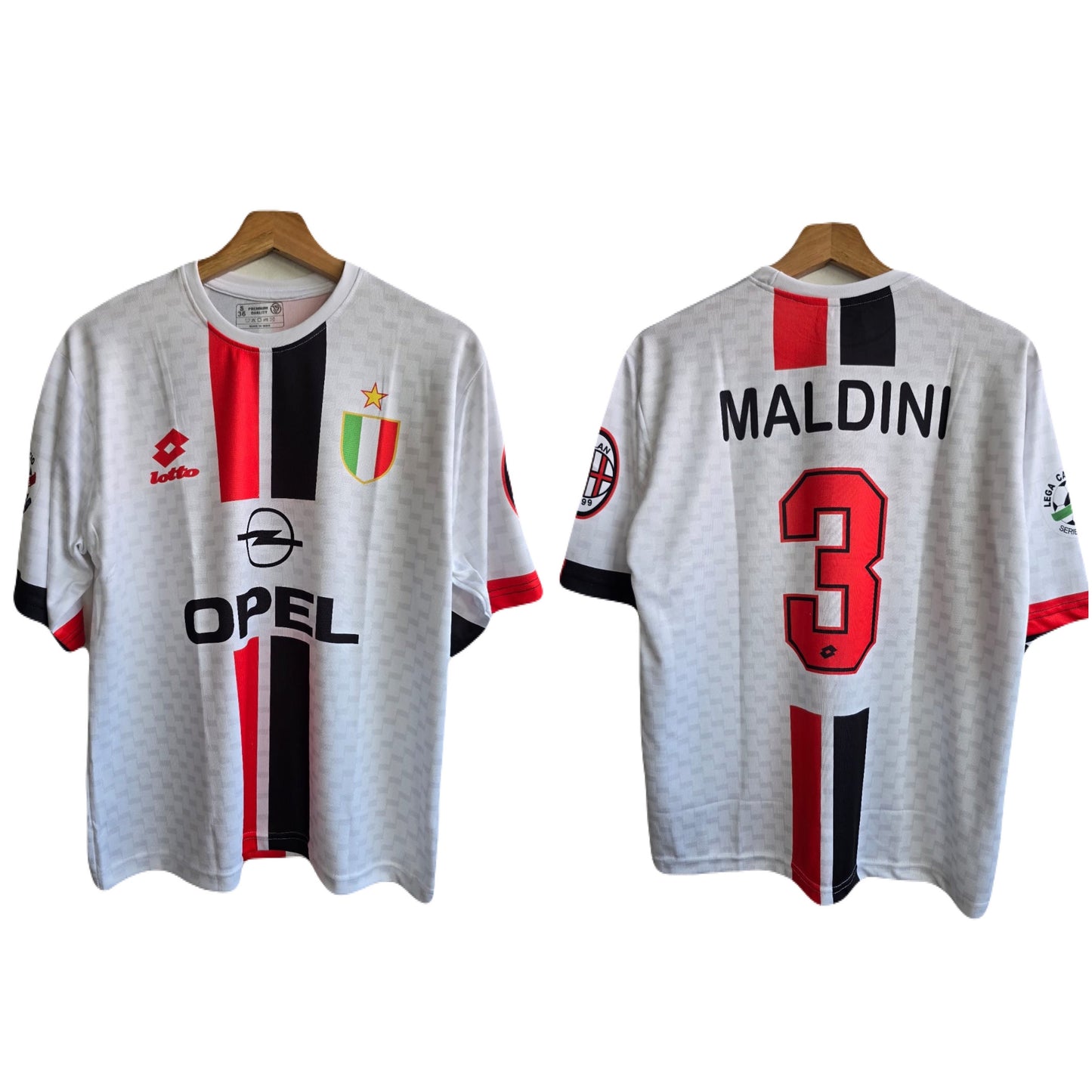 Ac milan 1996/97 away jersey maldini - P170 - ms retro store