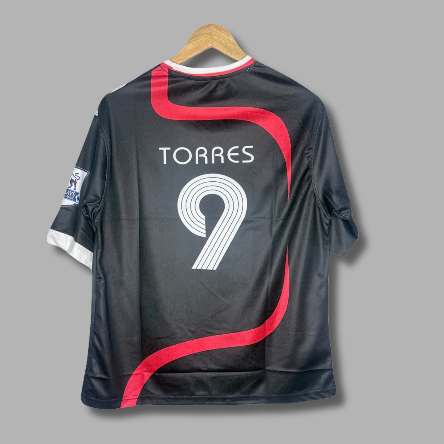 Liverpool 2007-08 Third Kit Torres Five Sleeve - P894  Jersey Kada
