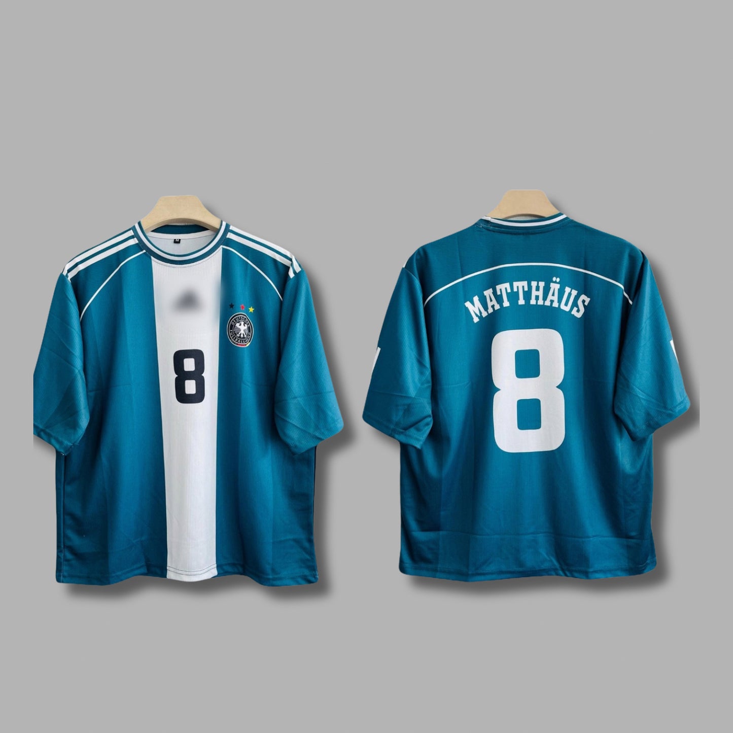 Germany 1998 Away Shirt MATTHÄUS five sleeve P45 - Jersey Kada