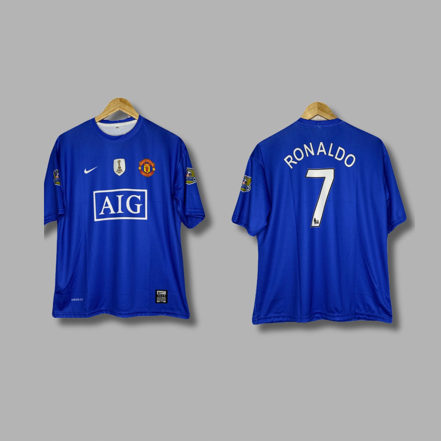 Manchester United 2008-09 Third Kit Ronaldo Five Sleeve P1468 -Jersey Kada