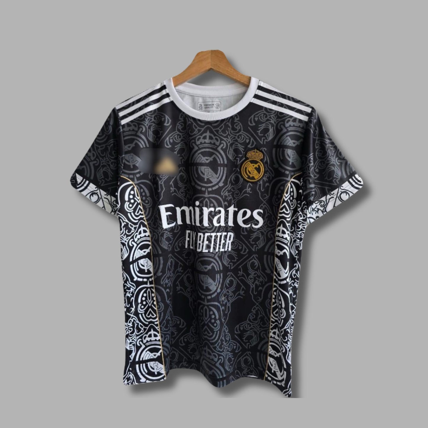 Real madrid special kit black and white P92 - Jersey Kada