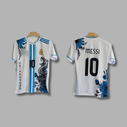 BEST RETRO jersey Argentina Messi Dragon kit - P69 - Jersey Kada
