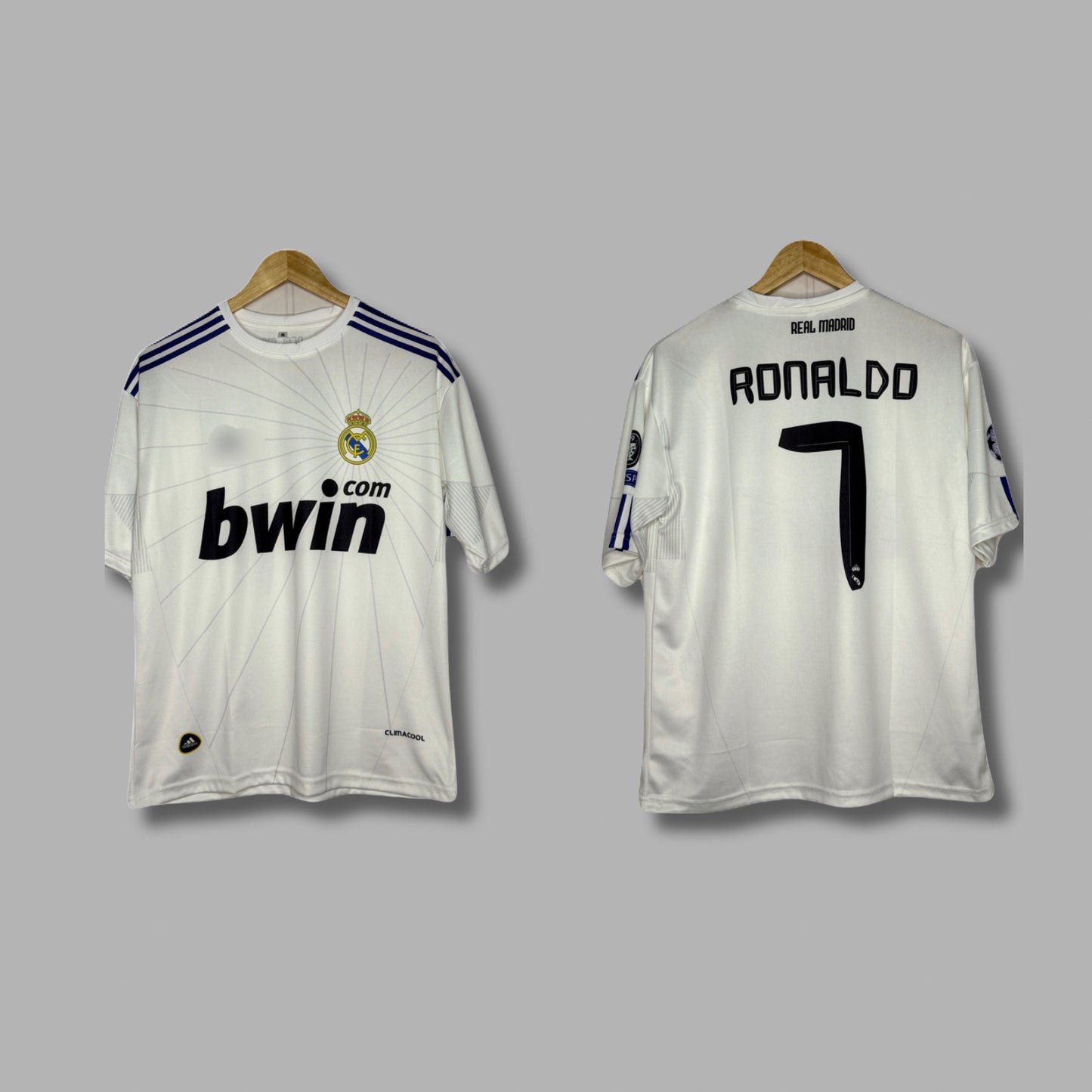 Real Madrid 2010-11 Home Kit Ronaldo Five Sleeve P1025 Sublimation  | Jersey Kada