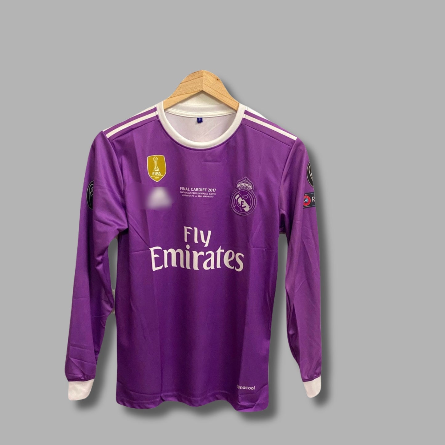 Ronaldo purple real madrid premium full sleeve Embroidery P52  - Jersey Kada