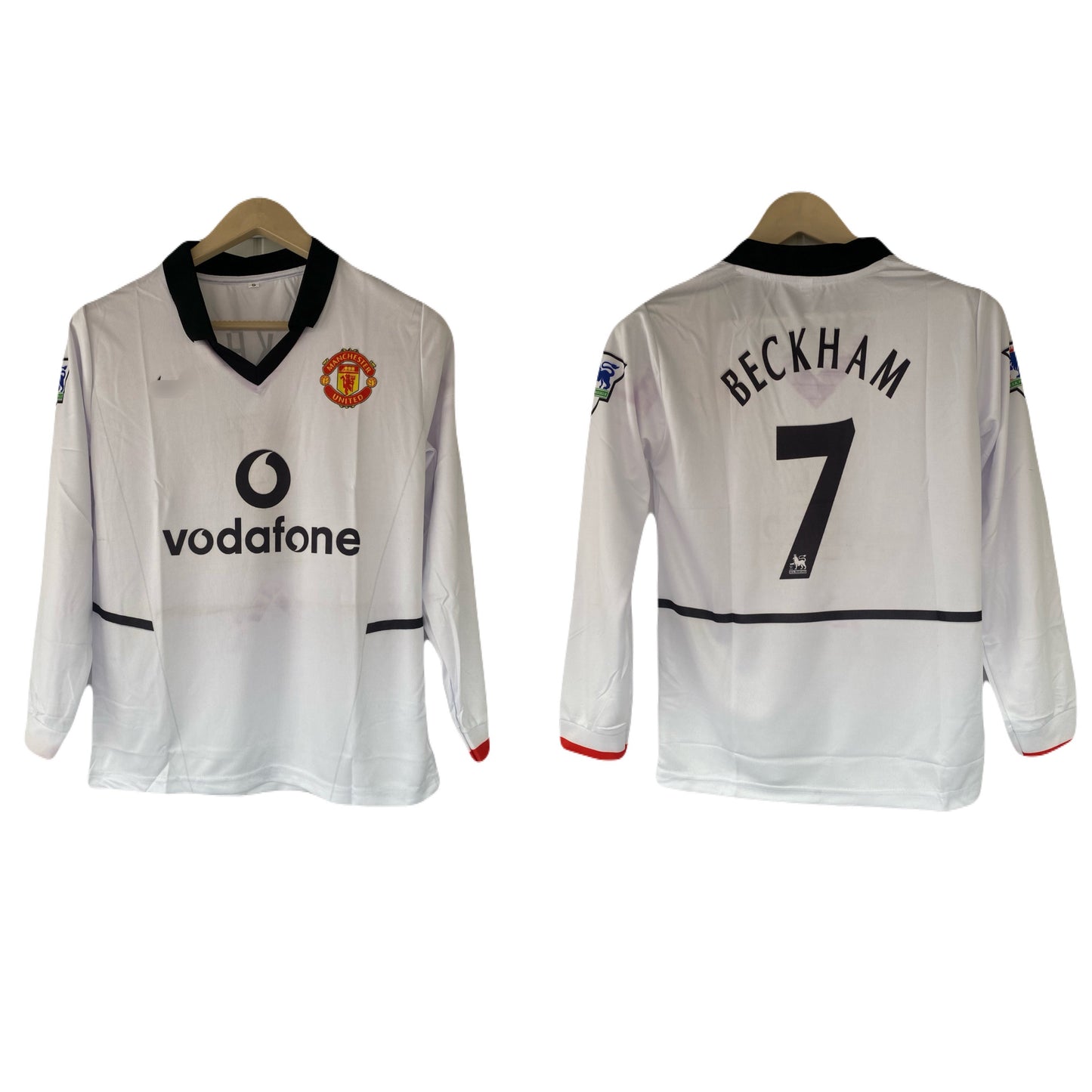 Beckham Manchester United 1998 Kit Full Sleeve sublimation -