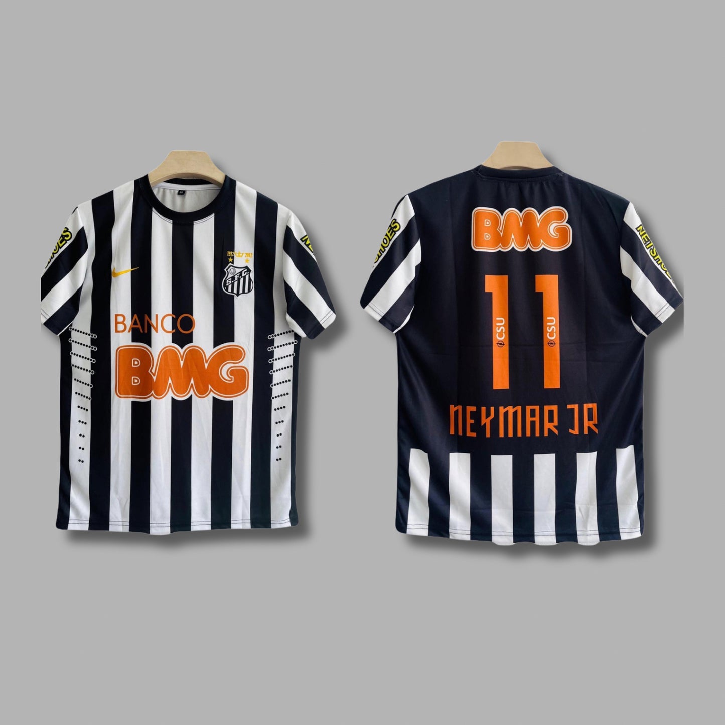 Santos 2012-13 Home kit Neymar  Half sleeve Embroidery P425 - Jersey Kada
