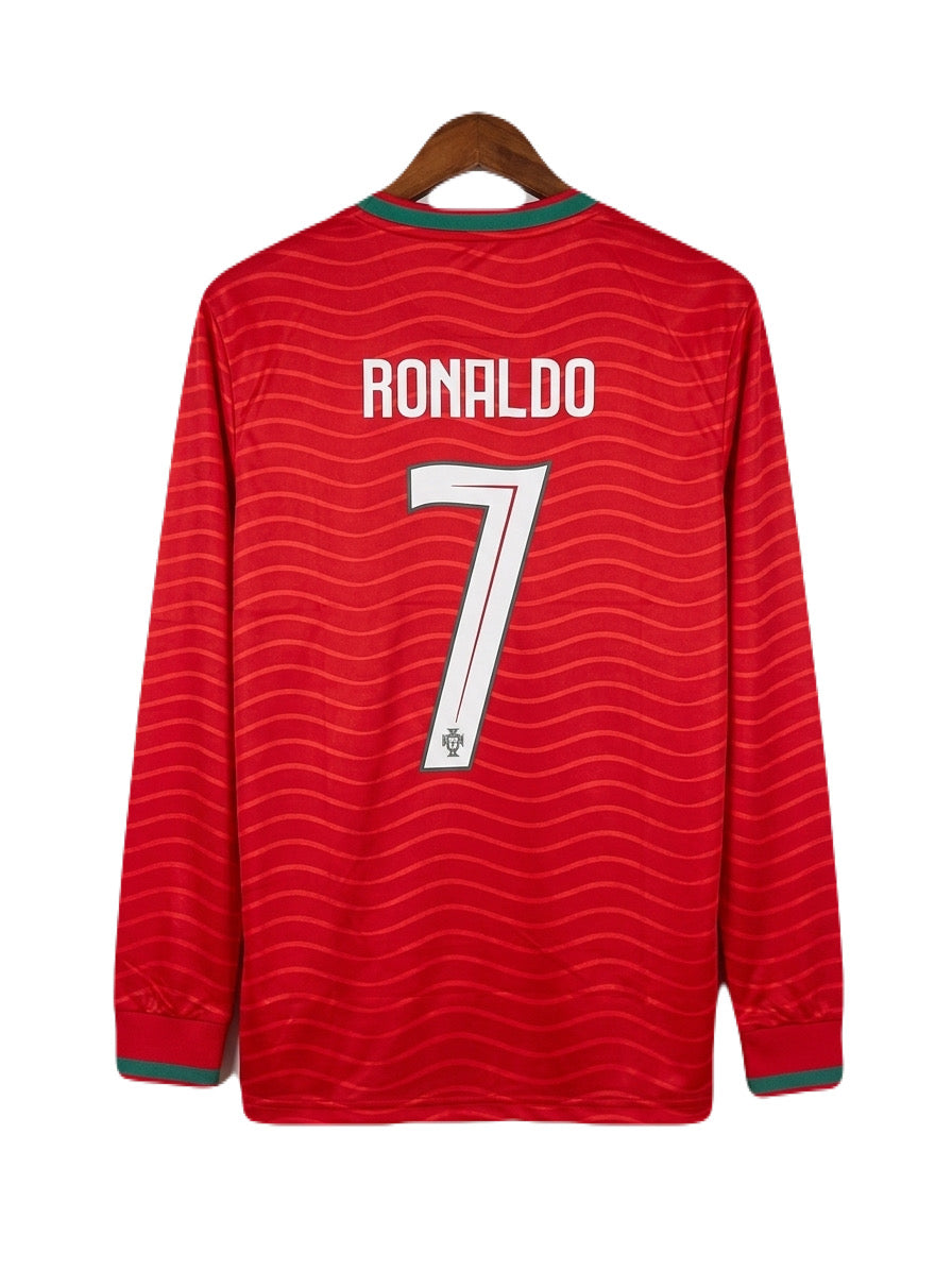 Portugal 2026 worldcup home jersey full sleeve ronaldo Embroidery - ms retro store