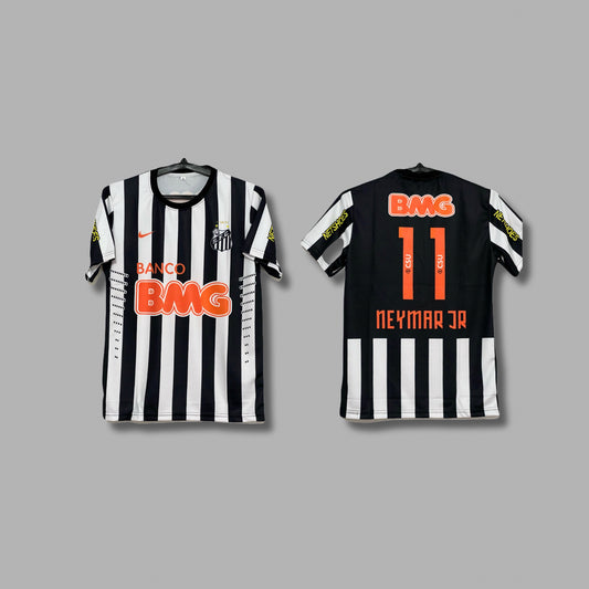 Santos neymar black and white 2012 half sleeeve P254 - Jersey Kada