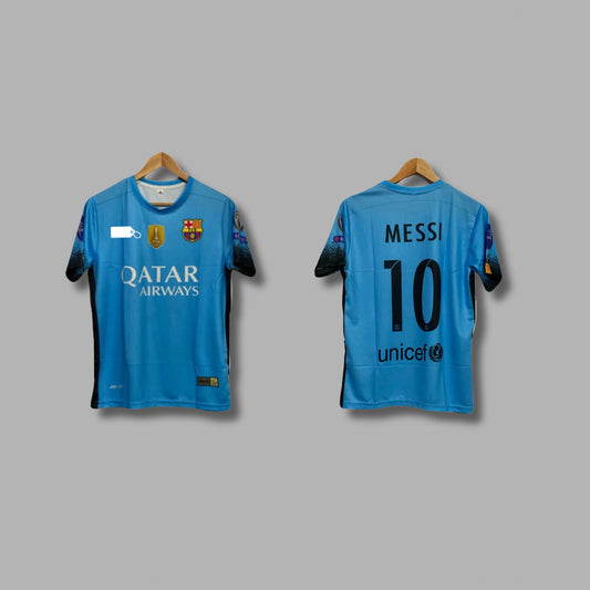 Messi barcelona blue vintage jersey - P619 - Jersey Kada