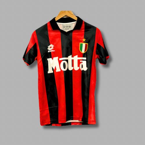 Ac Milan 1993 Home kit Maldini Half sleeve - P202 - Jersey Kada