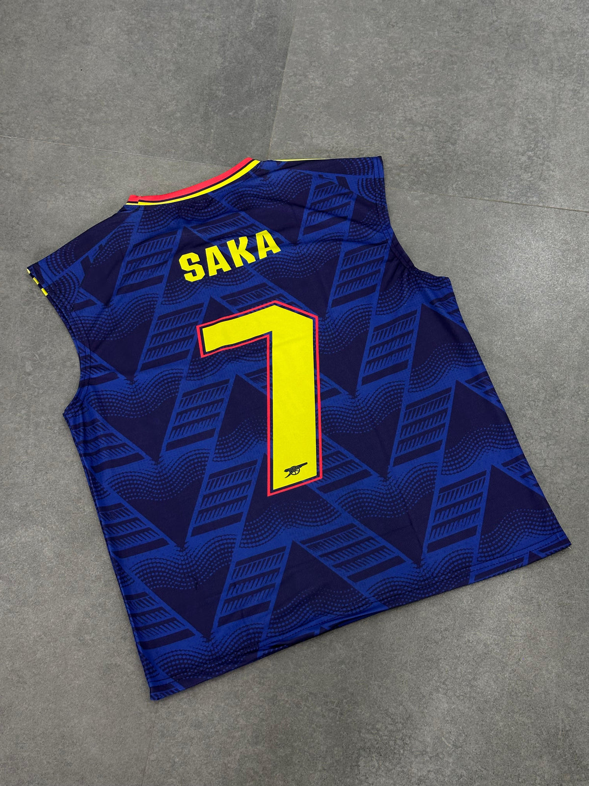 Saka Arsenal sleevless bibs sublimation - P2448 | Jersey Kada