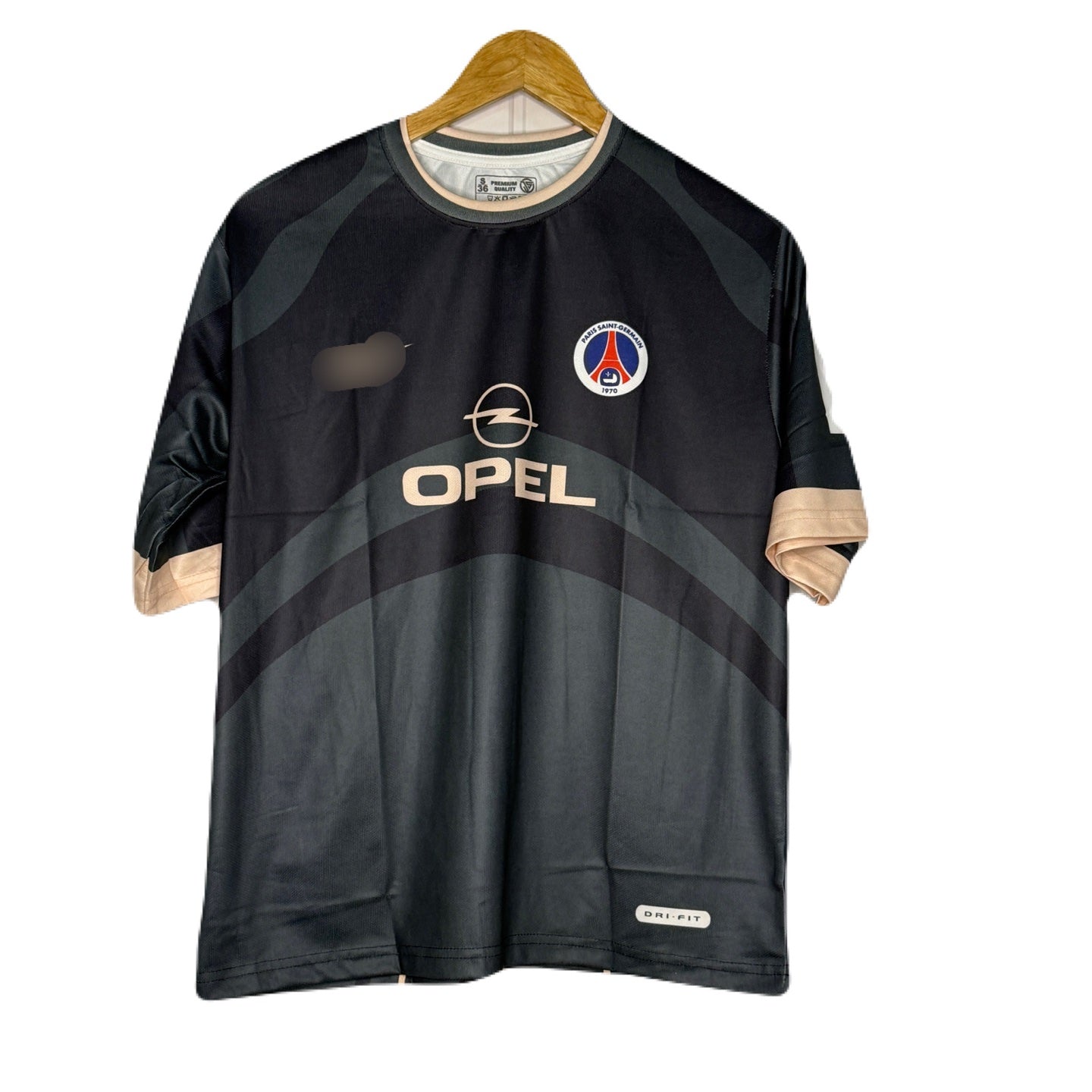 PSG 2000-01 Third Kit Ronaldinho Five Sleeve - P386 Ms Retro Store