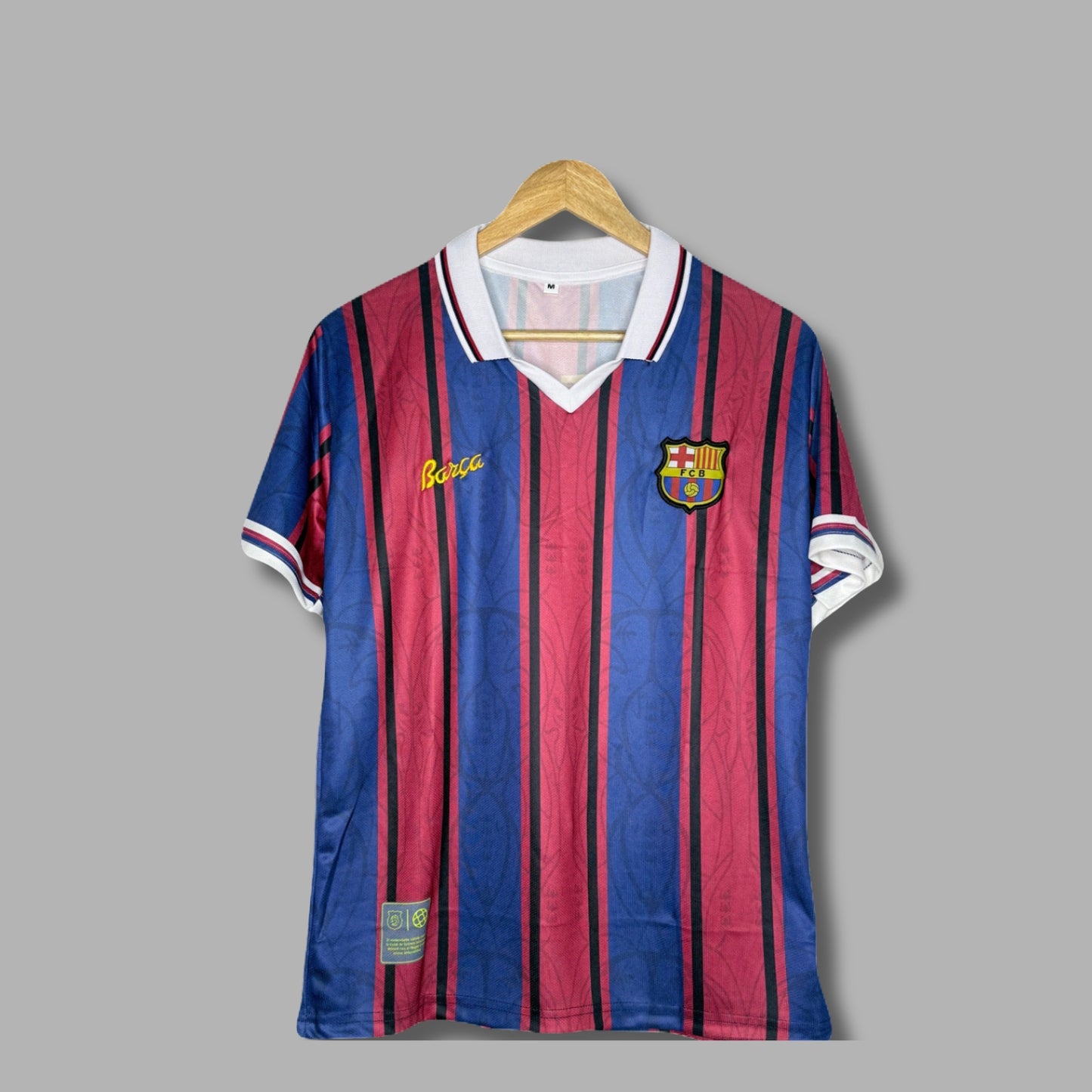 Fc Barcelona 125th Anniversary Kit Messi Half Sleeve P1831- Jersey Kada