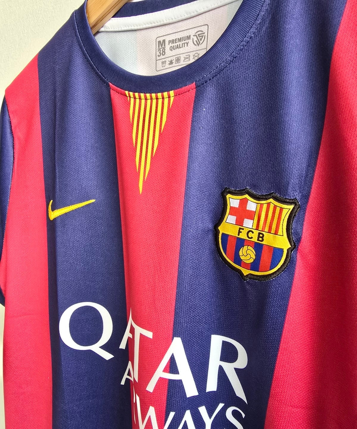 Barcelona 2015 Messi Half Sleeve Embroidery - P1035 | Jersey Kada