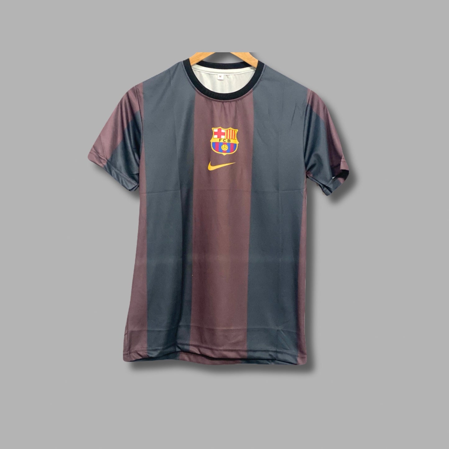 Barcelona vintage jersey plane back Half sleeve  - P625 - Jersey Kada