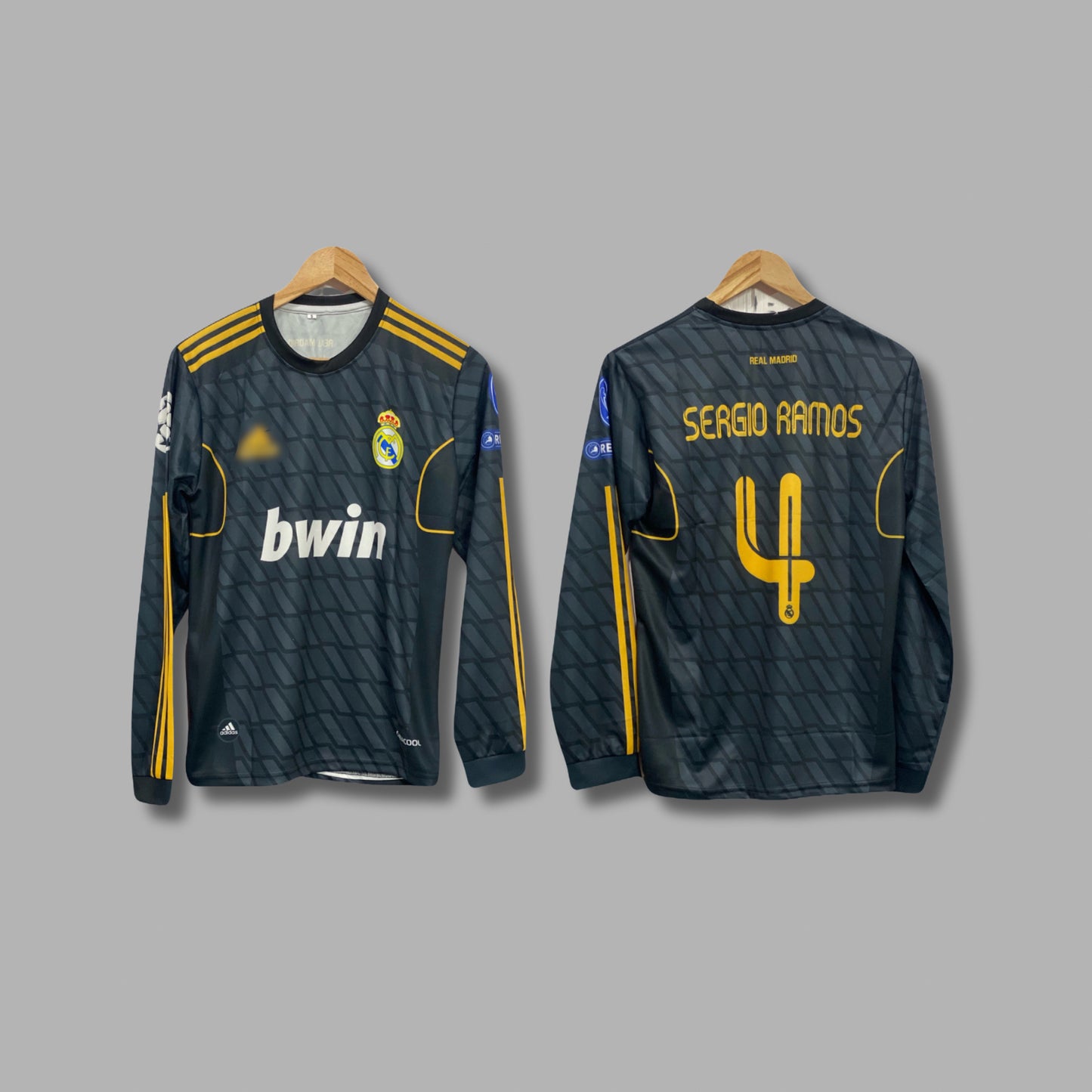 Real Madrid 2011-12 Away kit S.Ramos Full sleeve - P650 Jersey - Kada