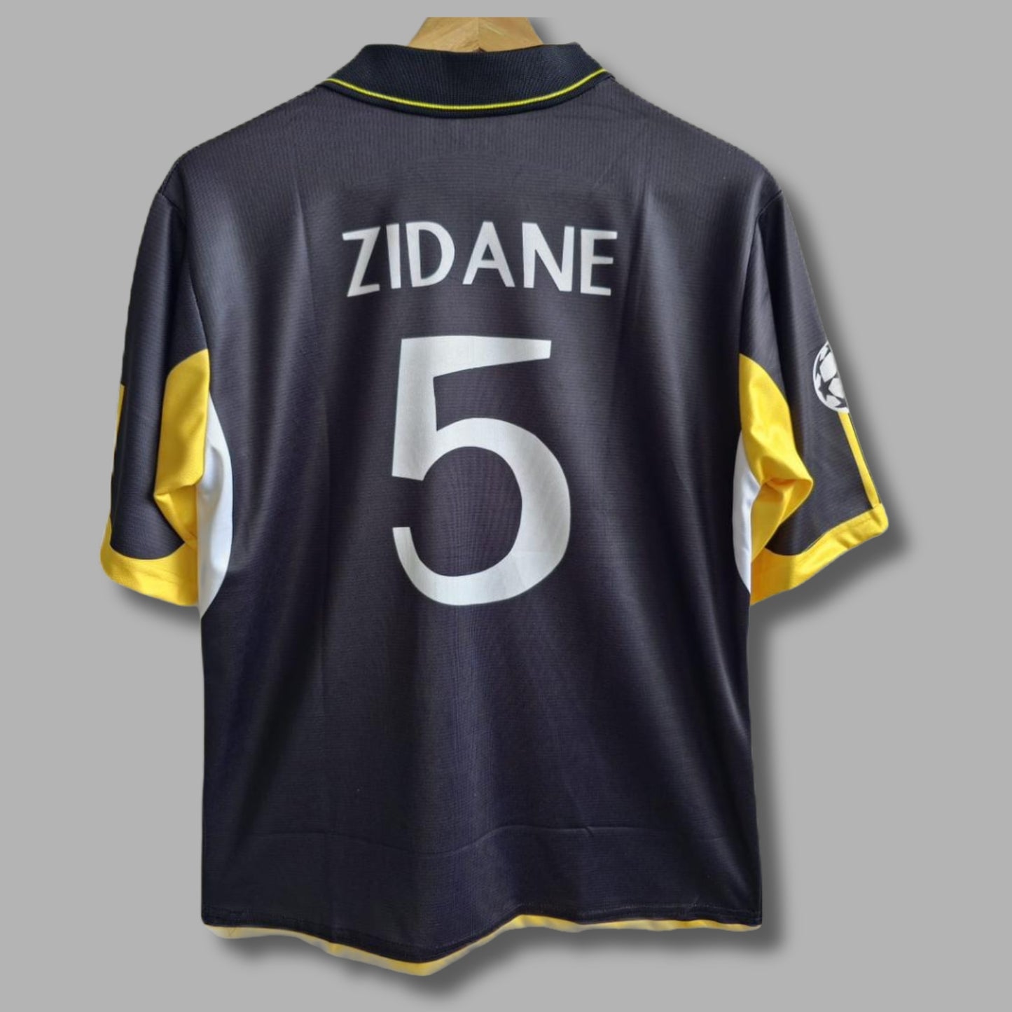 Real madrid 1999-00  Away kit  Zidane Five sleeve - P490 - Jersey Kada