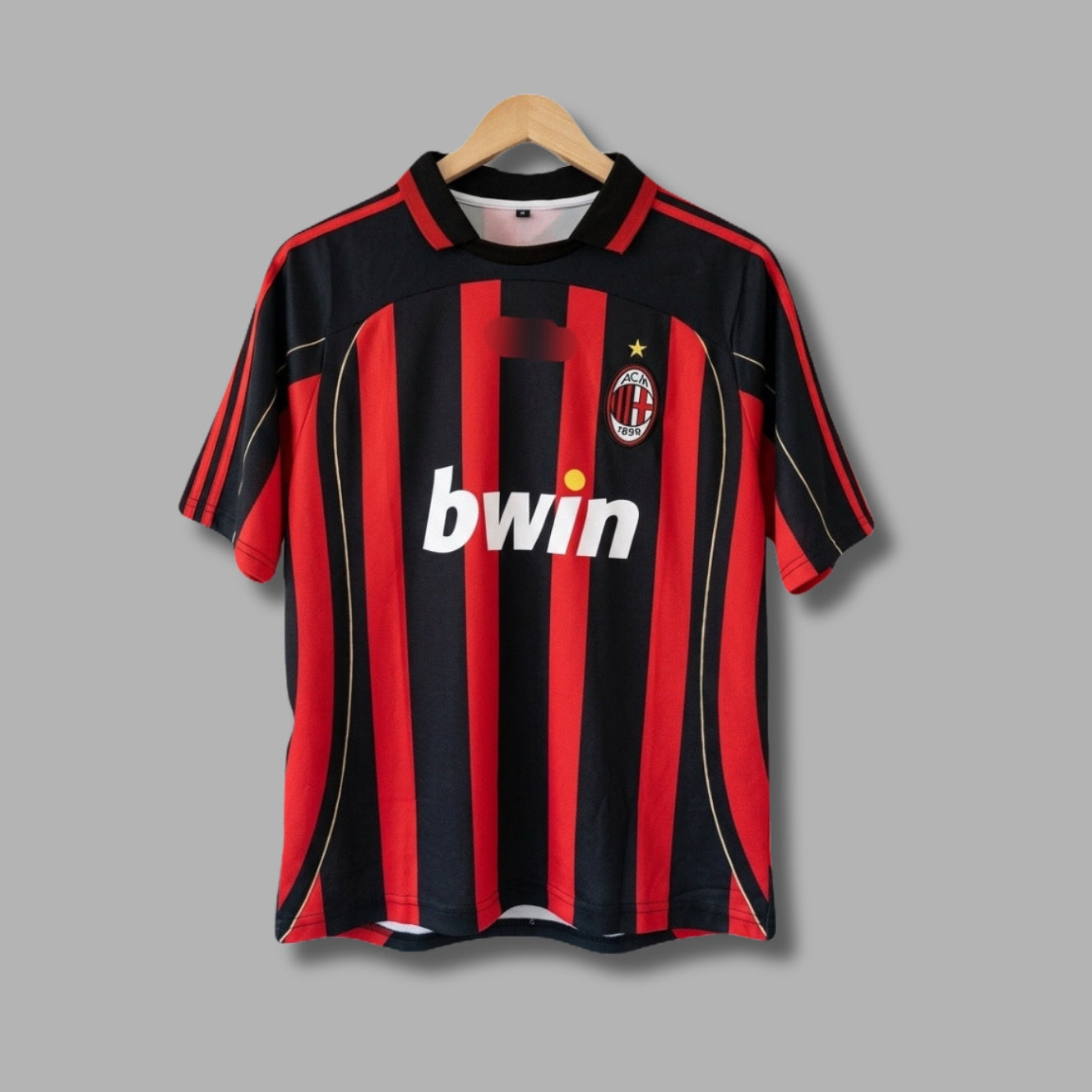 Ac Milan 2006 Kaka Collar Five Sleeve EmbroideryP1442 | Jersey Kada