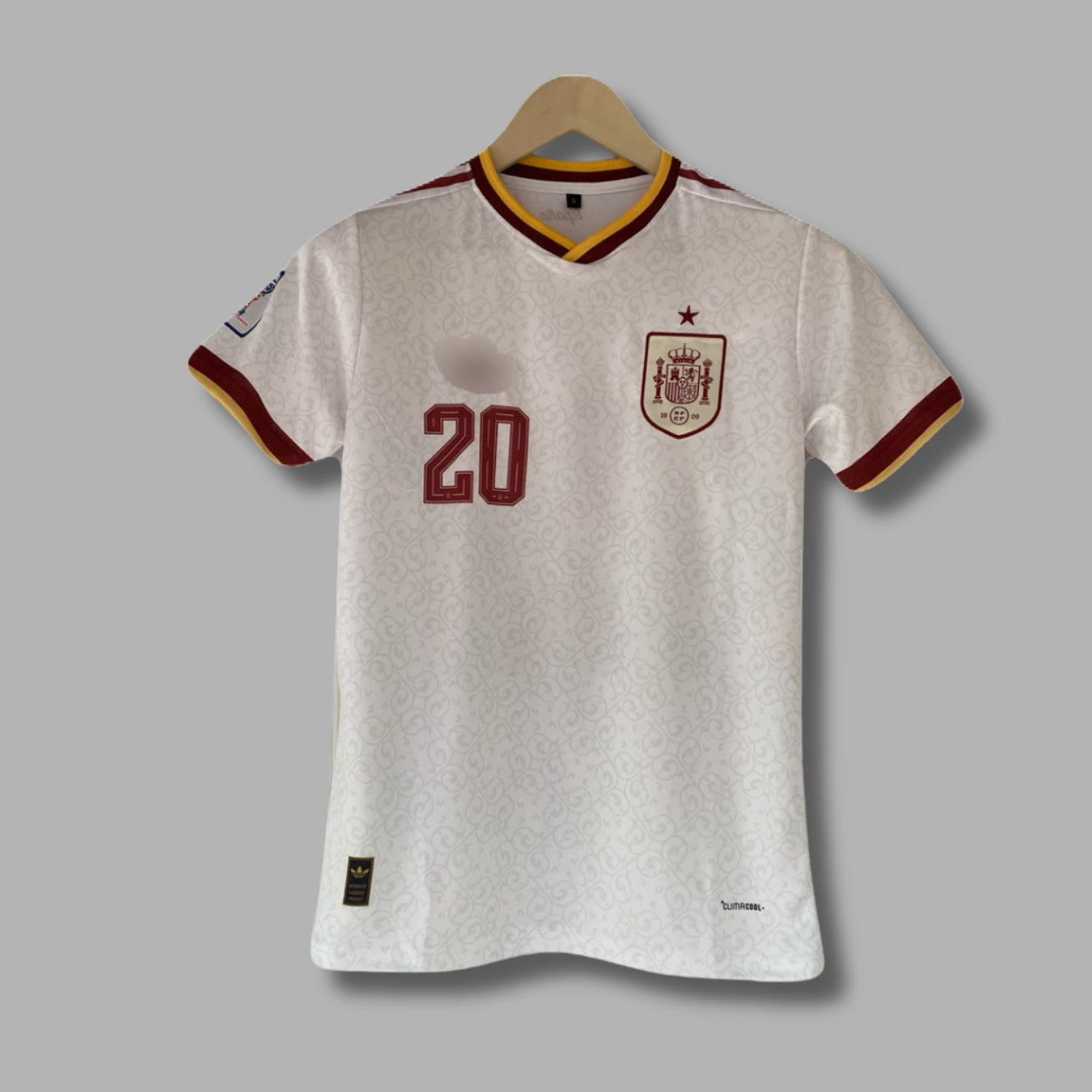 Spain 2026 WorldCup Pedri Away Half Sleeve Embroidery | Jersey Kada