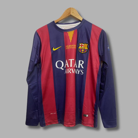 Barcelona 2014-15 Home Messi Full Sleeve Embroidery -P49 | Jersey Kada