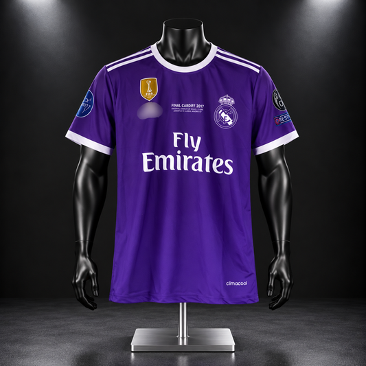 Ronaldo Real Madrid 2017 Away Half Sleeve Sublimation- P1882 | Jersey Kada