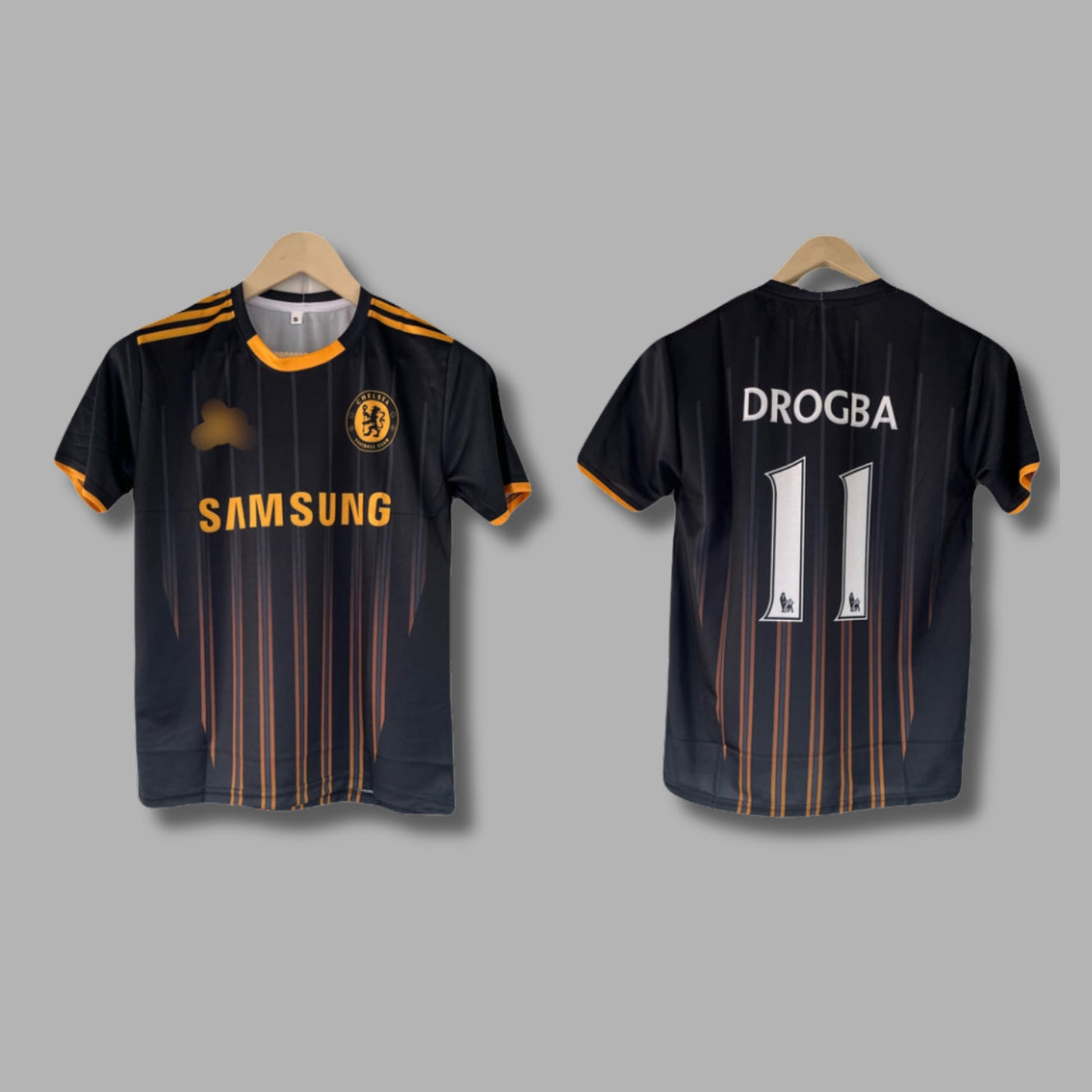 Chelsea Away 2010-11 Drogba Half Sleeve Sublimation | Jersey Kada